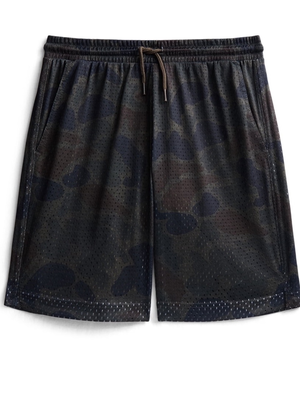 Boys Camouflage Athletic Mesh Shorts